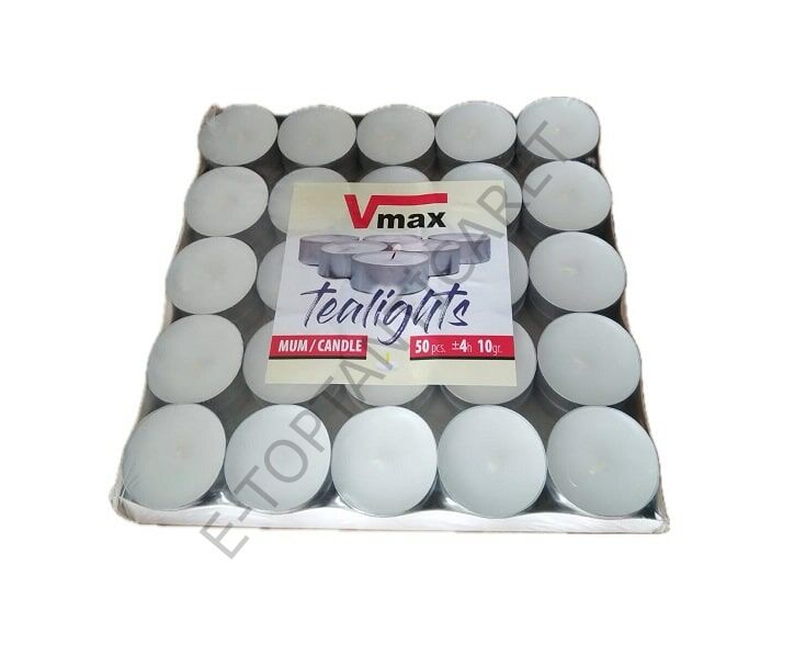 Tealight Mum 50'li Beyaz