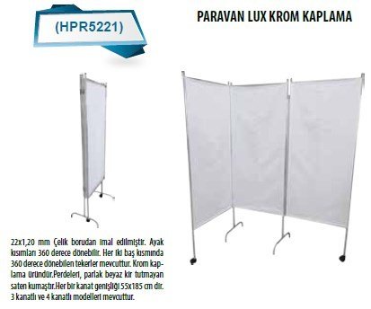 HPR5221 PARAVAN LUX KROM KAPLAM