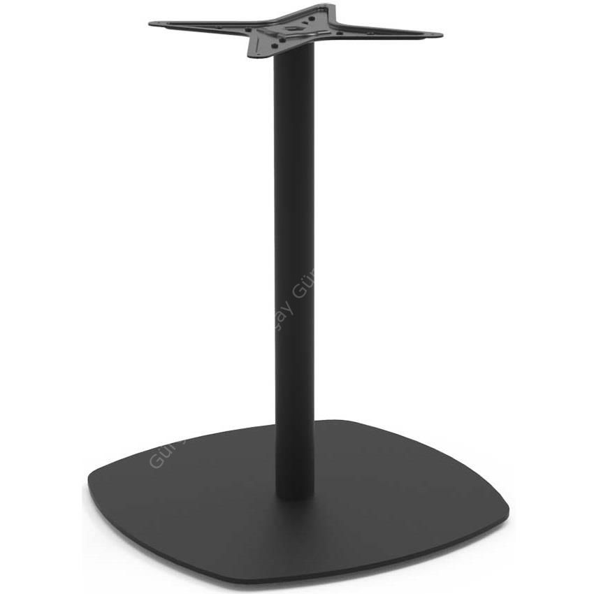 Tablalı Masa Ayağı 11.221 - Taban Çapı 46cm Siyah