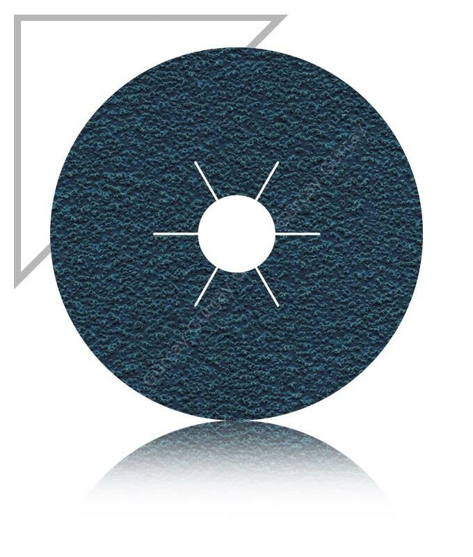 Karbosan Zirkonyum Fiber Disk Zımpara 180mm - 60 Kum