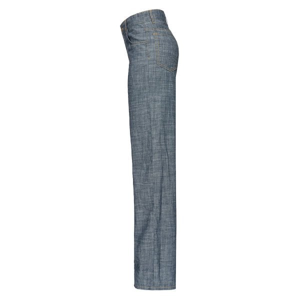 Yüksek Bel Boru Paça Denim Pantolon