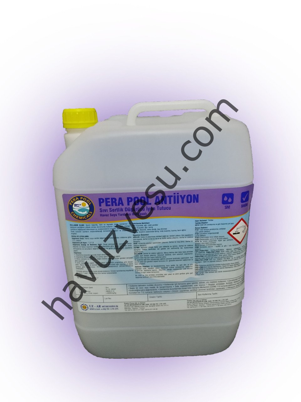 PERAPOOL ANTİ-İYON SERTLİK VE METAL İYONLARI TUTUCU - 20 KG