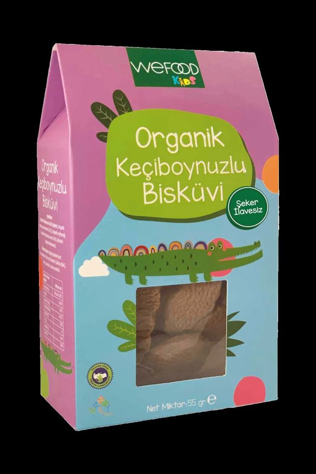 Wefood Kids Organik Keçiboynuzlu Bisküvi 55 gr