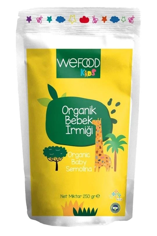 Wefood Kids Organik İrmik ( Bebek İrmiği 250 gr )