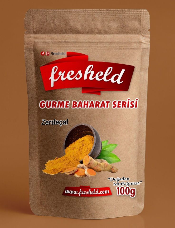 3 Paket - Zerdeçal 100gr