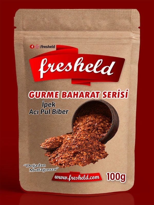 2Paket -  İpek Acı Pul Biber 100gr