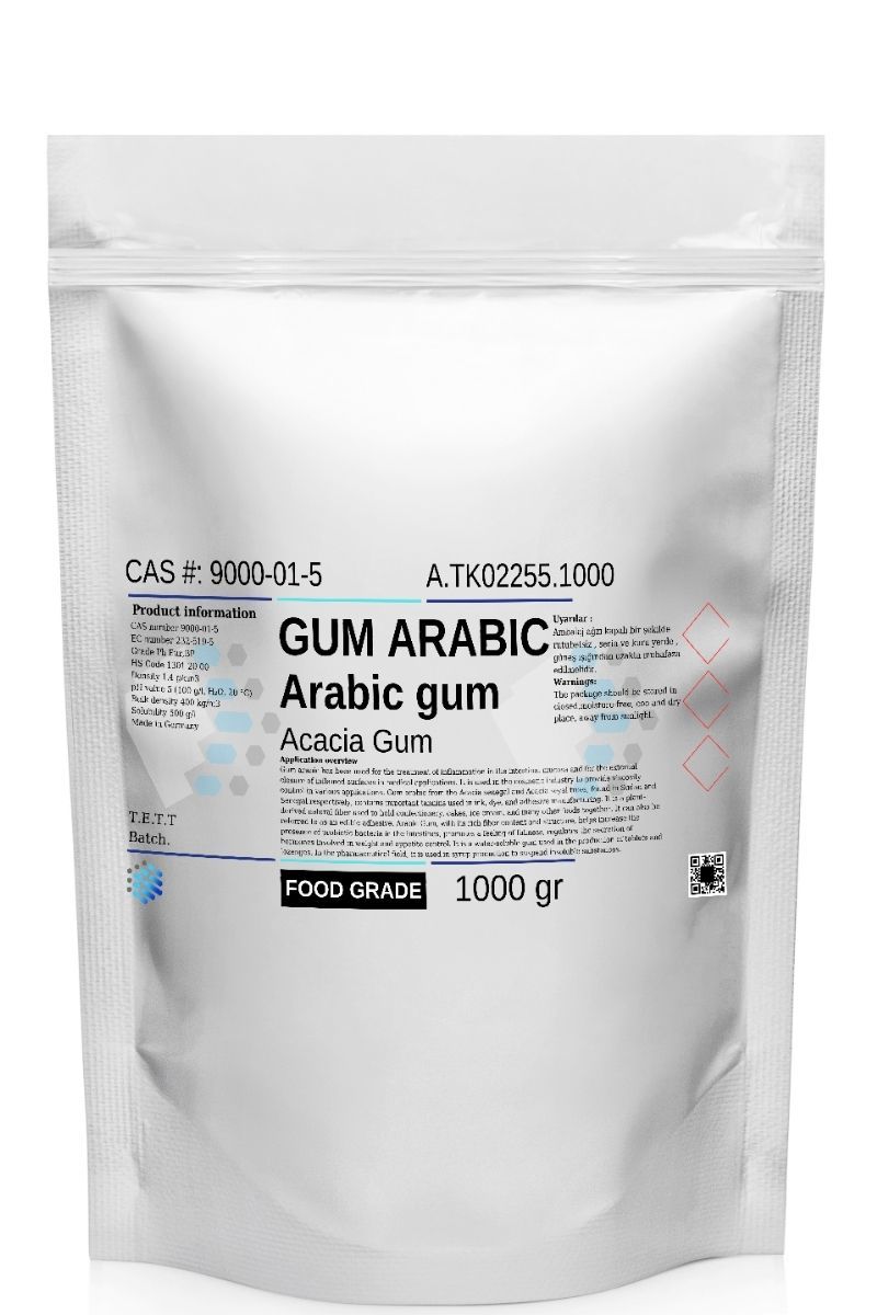 Gum Arabik, Akasya Gamı | 1000 gr | Arabic Gum | Alman Menşei