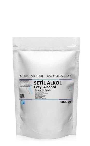 Setil Alkol | 1 kg | Cosmetic Grade | Cetyl Alcohol