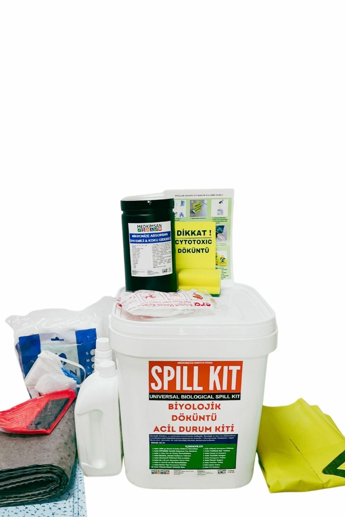 Biyolojik Acil Durum Kiti | Nötralizasyon Kiti | Dökülme / Saçılma Kiti | Chemical Spill Kit