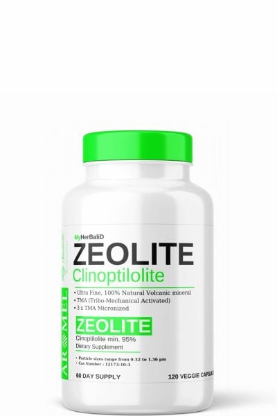 Zeolit Tozu Kapsül | 120 Adet | 1 Mikron Ultra Fine | TMA Zeolit (Tribo-Mechanical Activated)
