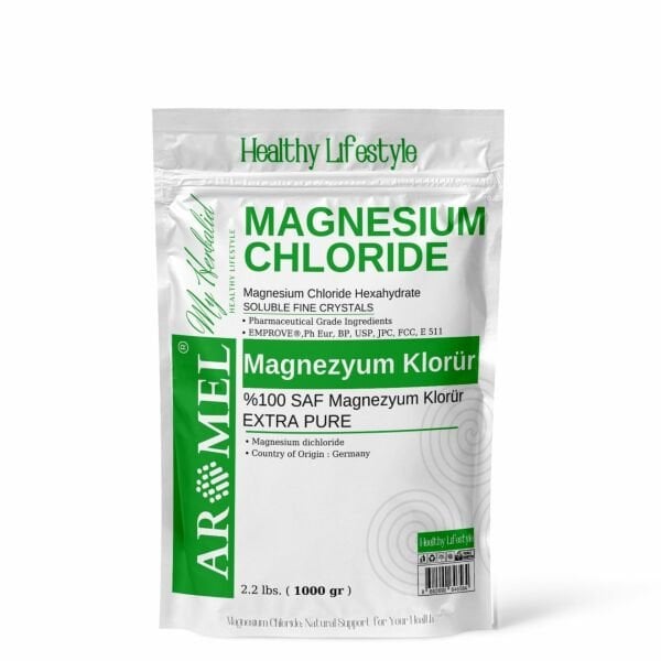 Magnezyum Klorür | 1 Kg | Yenilebilir, Food Grade | Magnezyum Yağı Yapılır