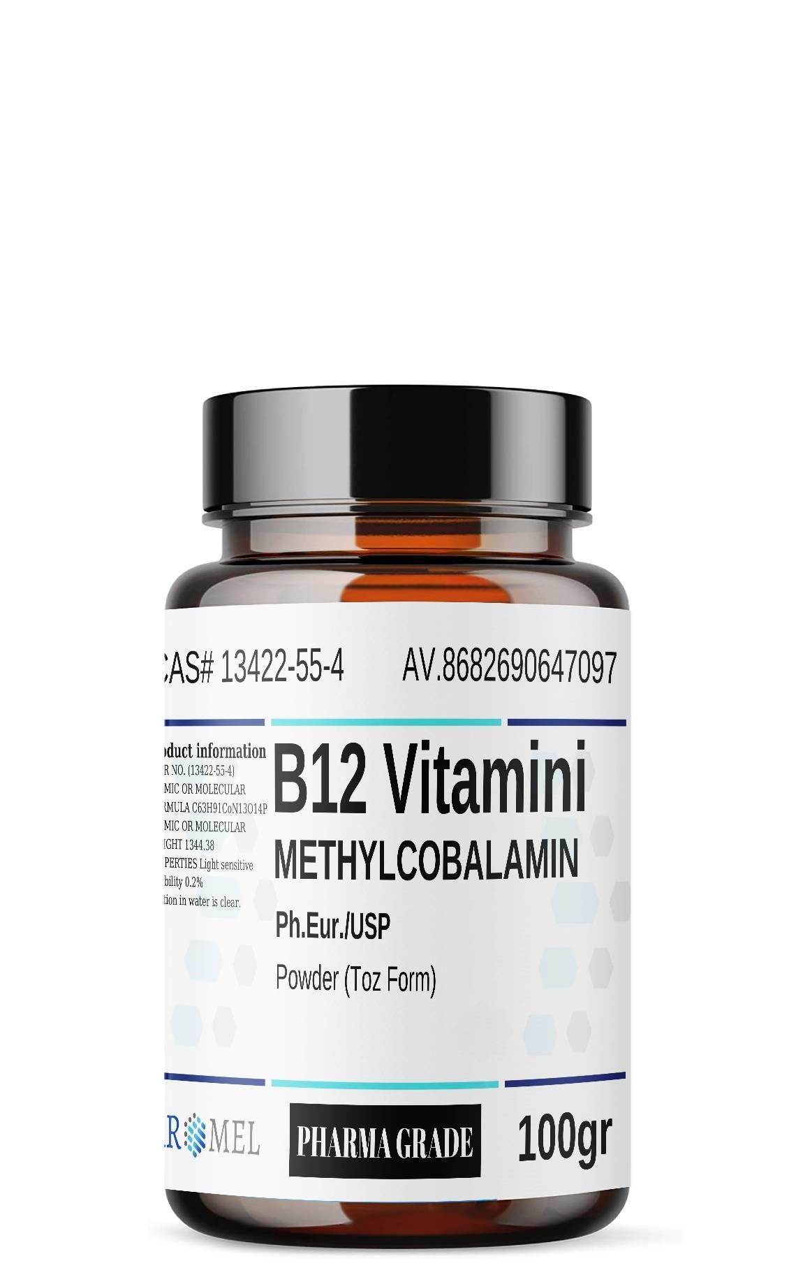 Aromel B12 Vitamini Kobalamin | 100 gr | Cobalamin
