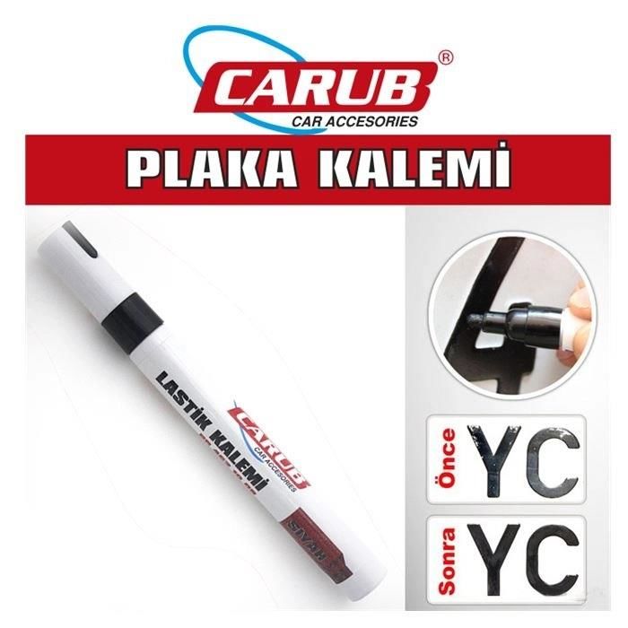 Plaka Yazma Kalemi Siyah Bilyalı Vakum 1 Adet