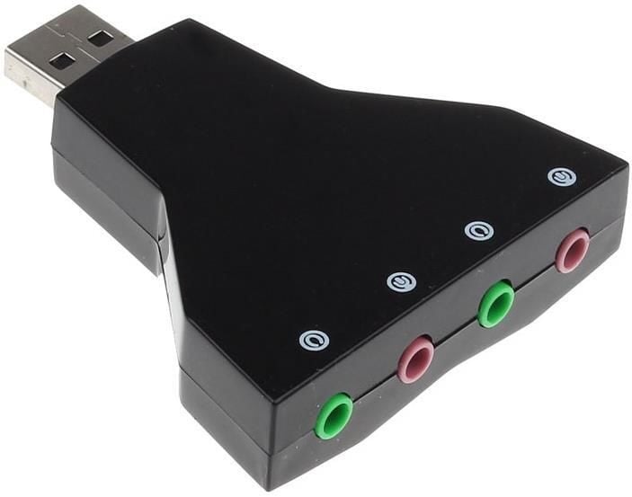 7 Kanal Mikrofon Destekli Çift Girişli Çevirici Harici Usb Ses Kartı