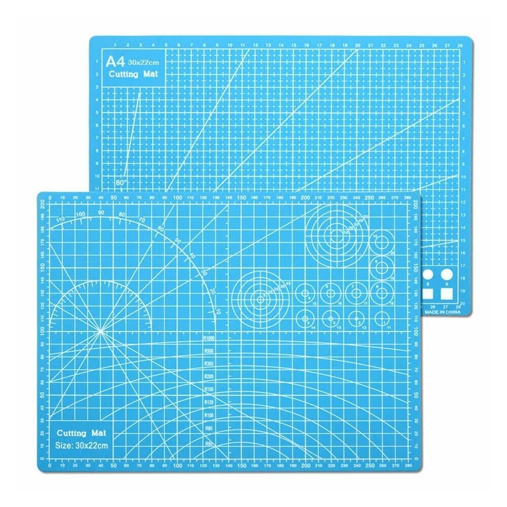 A4 Kesme Matı Patchwork - Kesme Tablası - Kesim Altlığı - 21*30cm -Mavi