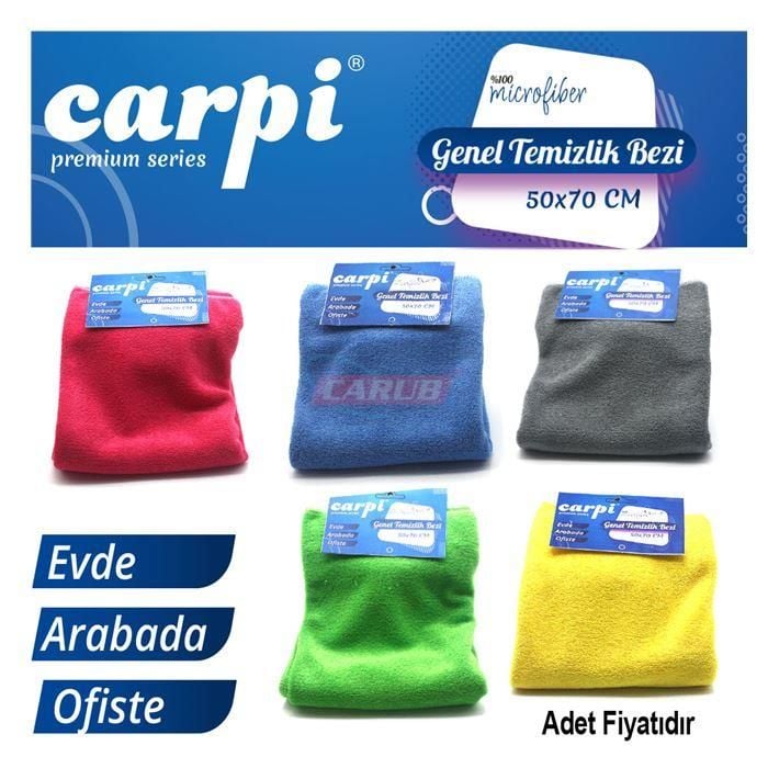 Mikrofiber Temizlik Bezi Düz Kadife 50*70 cm