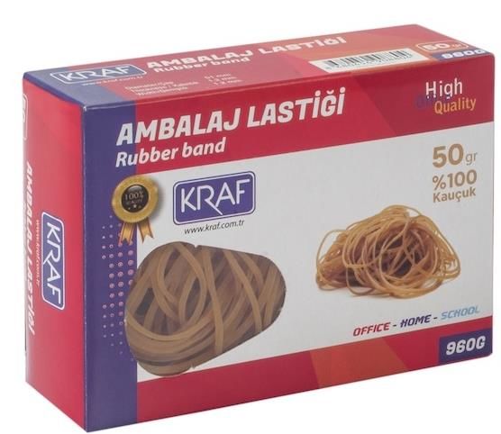 KRAF AMB.LASTİĞİ % 100 KAUÇUK 50 GR.960G