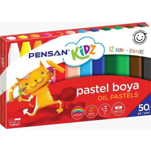 PENSAN KIDS PASTEL BOYA 12 Lİ