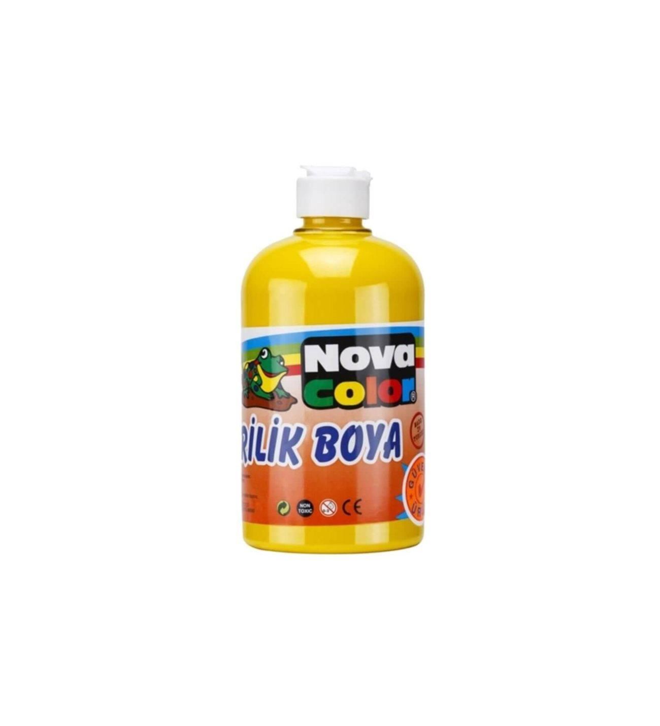 NOVA COLOR AKRİLİK BOYA 500 GR.SARI NC-381