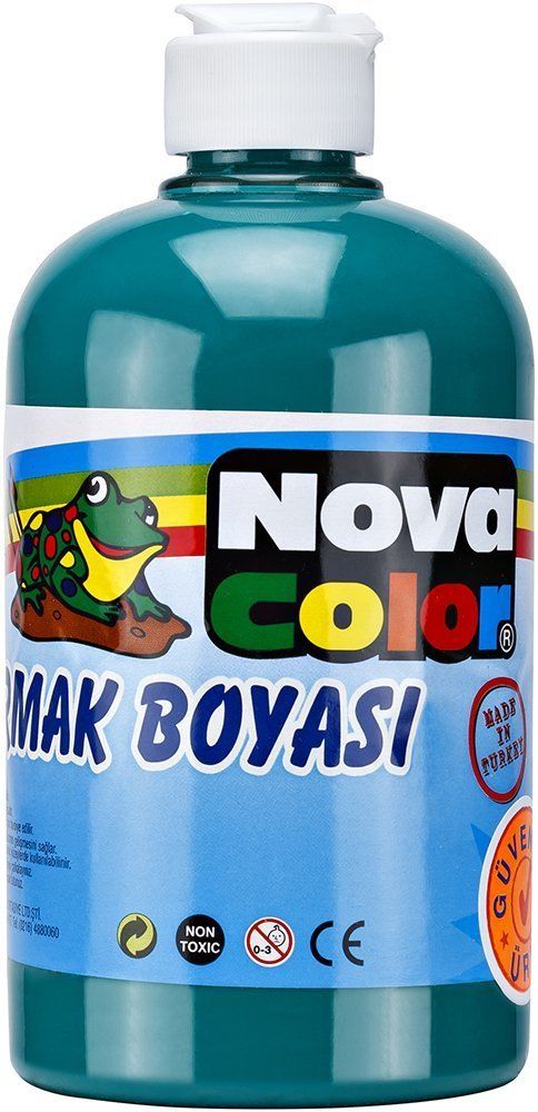 NOVA COLOR PARMAK BOYA 500 GR.YEŞİL NC-373