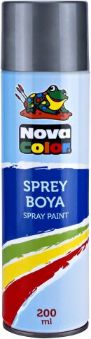 NOVA COLOR SPREY BOYA 200 ML.GRİ NC-810