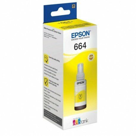 EPSON 664 ORJINAL MÜREKKEP SARI 70 ML.