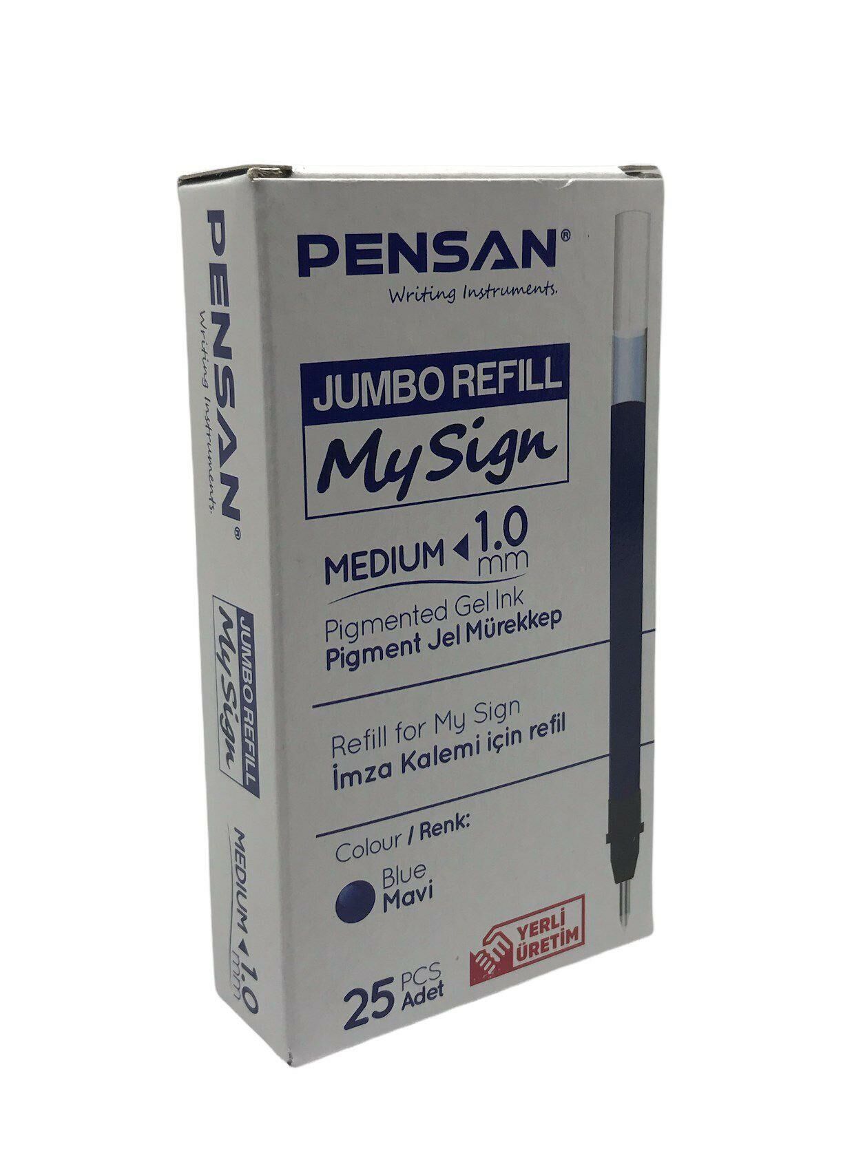 PENSAN MY SING JEL REFİL MAVİ 1.0 MM 25 Lİ