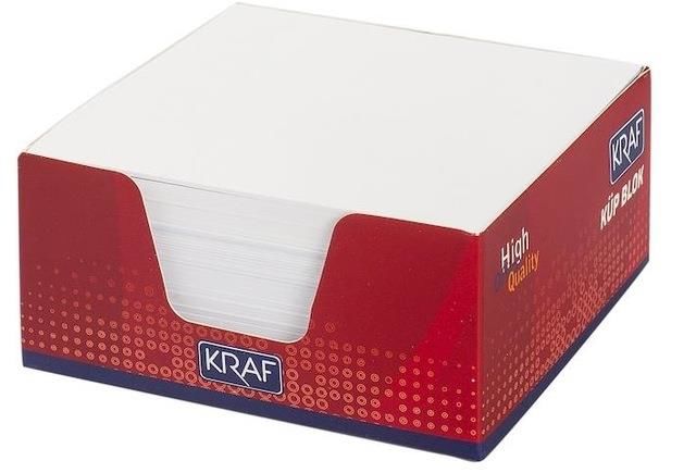 KRAF KÜP BLOK BEYAZ 9*9 CM 116G