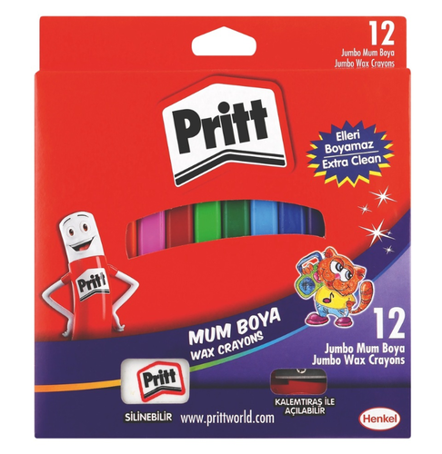 PRITT JUMBO ÜÇGEN MUM BOYA 12 Lİ 1655739