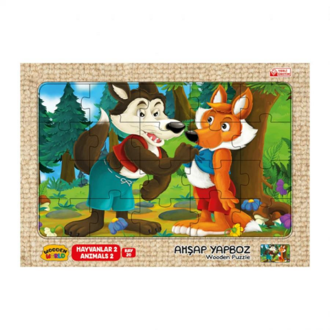 KUMTOYS AHŞAP YAPBOZ KÜÇÜK BOY 24*34