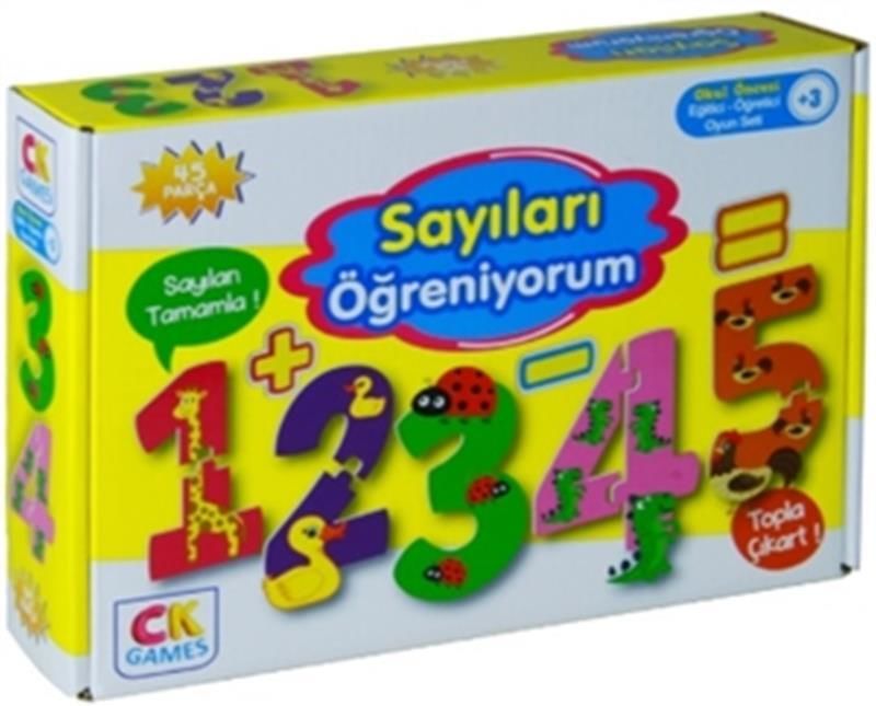 EMA EĞİTİCİ OYUN SETİ SAYILARI ÖĞR.PUZZLE 45 PARÇA