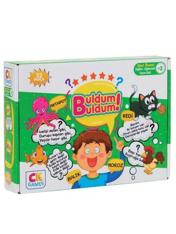 EMA EĞİTİCİ OYUN SETİ BULDUM BULDUM PUZZLE 32 PARÇ