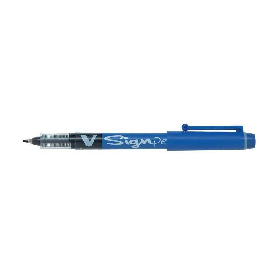 PILOT V-SIGNPEN İMZA KALEMİ MAVİ 12 Lİ