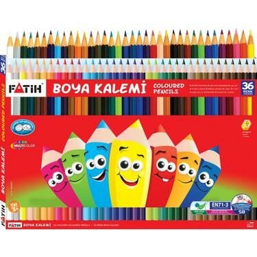 FATİH KURU BOYA KALEMİ TAM BOY 36 LI