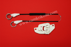 95 99 HYUNDAİ ACCENT MANUEL CAM KRİKO TEL HALAT TAMİR SETİ ARKA SAĞ (OEM CODE  8340222000) DHJQSZ35