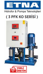 Etna 3 PFK KO 10/S7-22 3hp Üç Pompalı Frekans İnvertörlü Paket Hidrofor