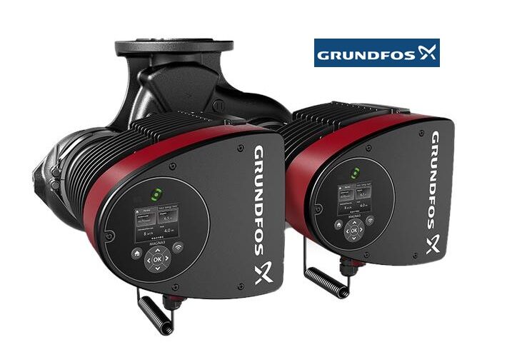 Grundfos MAGNA3 D 50-40 F 240mm DN50 PN6/10 Döküm Gövdeli Flanşlı İkiz Tip Frekans Konvertörlü Sirkülasyon Pompası - 97924475