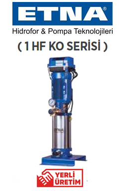 Etna 1 HF KO 35/4-75 10hp Tek Pompalı Frekans Kontrollü Paket Hidrofor