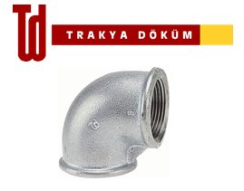 Trakya Döküm 3'' Galvaniz Dirsek