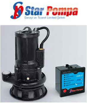 Star SPK D 400 T 4hp 380v Parçalayıcı Bıçaklı Endüstriyel Tip Dalgıç Pompa