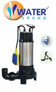 Water Sound V1100DF 1.5hp 220v Bıçaklı Foseptik Dalgıç Pompa