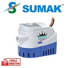 Sumak STNF750 G 96W 12V Sintine Dalgıç Pompası Otomatik Flatörlü