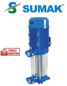 Sumak SHT16-750/6 7.5hp 380v Düşey Milli Kademeli Pompa