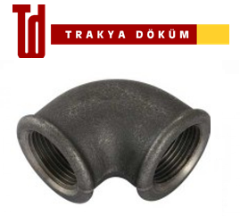 Trakya Döküm 3'' Siyah Dirsek