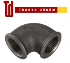 Trakya Döküm 1/2'' Siyah Dirsek