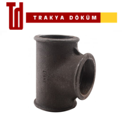 Trakya Döküm 1 1/4'' Siyah Te