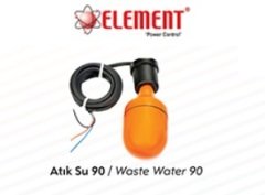 Element  FTE-300A    3 mt  90 Derece Açılı Çalışan Kauçuk  Kablolu Atık Sıvı Flatörü