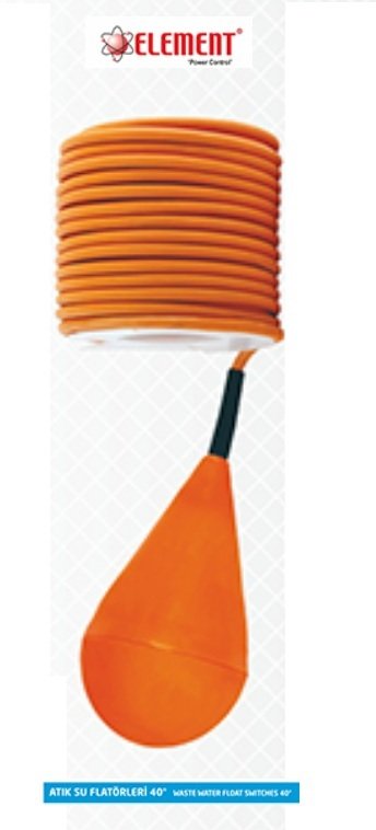 Element FTE-500B 5 mt Kauçuk Kablolu 40 Derece Açılı Çalışan Atık Sıvı Flatörü