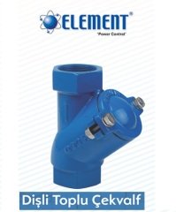 Element  ELT-P-150  DN40    1  1/2''  Dişli Tip  Atık Su Çekvalfi (TOPLU ÇEKVALF)