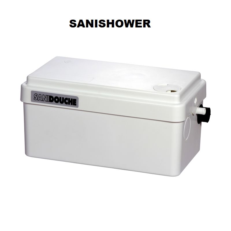 Sanihydro SANISHOWER 220V Duş Kabini ve Lavabo Pis Su Tahliye Pompası